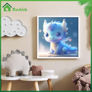 【Doub X ✮】ภาพวาดปักเพชร ทรงกลม ลายเทอโรซอร์ 5D DIY สําหรับตกแต่งบ้าน ✮