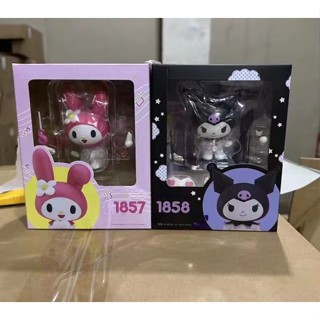 โมเดลฟิกเกอร์ Sanrio Nendoroid Kuromi My Melody Change Face ของเล่นสําหรับเด็ก