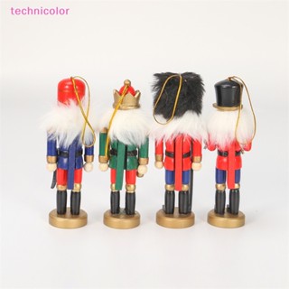 [technicolor] ใหม่ พร้อมส่ง ตุ๊กตาการ์ตูนทหารวอลนัท ขนาดเล็ก 12 ซม. สําหรับตกแต่งโต๊ะ