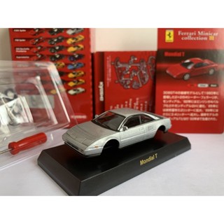 โมเดลรถยนต์ Kyosho 1:64 Ferrari Mondial T Silver 3 bullets อัลลอยด์ ของเล่นสําหรับเด็ก