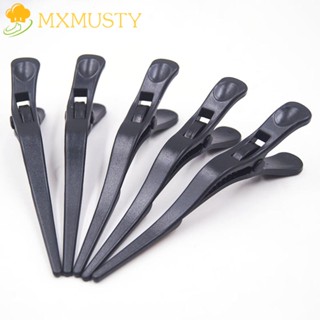 Mxmusty กิ๊บติดผม พลาสติก สีดํา ลายฉลาม อุปกรณ์ตัดผม สําหรับเด็กผู้ชาย และผู้หญิง