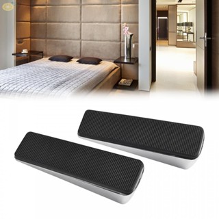 【VARSTR】Door Stop 2pcs Door Hardware Door Stopper Heavy Duty Non Slip Rubber+metal