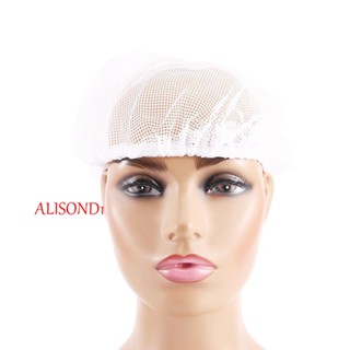 Alisond1 หมวกคลุมอาหาร กันฝุ่น ครัว โรงงาน เวิร์กช็อป หมวกทําอาหาร