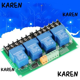 Karen โมดูลรีเลย์ DC 12V 30A 4 ช่องทาง 4 ช่องทาง