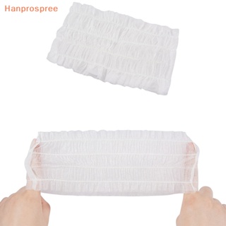 Hanprospree&gt; ที่คาดศีรษะ ผ้าไม่ทอ แบบนุ่ม สีขาว แบบใช้แล้วทิ้ง ดูแลผิวหน้า สําหรับผู้หญิง เด็กผู้หญิง แต่งหน้า ห้องน้ํา 10 ชิ้น