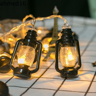 Ahmed สายไฟหิ่งห้อย LED รูปขวดน้ํามันก๊าด สไตล์เรโทร สําหรับตกแต่งปาร์ตี้ DIY