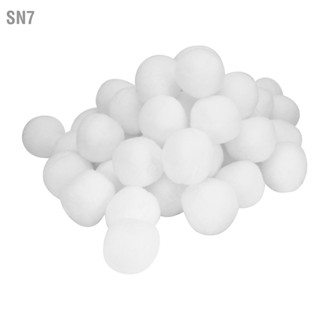 SN7 50Pcs 7cm Imitation Snow Ball Christmas Fake Balls Toys Indoor Game Props Decoration