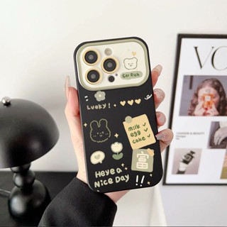 เคสมือถือ แบบนิ่ม ลายกระต่ายนําโชค สําหรับ Apple 14 Pro Max Iphone 13 Pro 12 11 7p YVMH