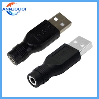 Ann อะแดปเตอร์เชื่อมต่อ 5V USB เป็น DC USB A ตัวผู้ เป็น DC 3 5x1 35 มม. 4 0x1 7 มม.