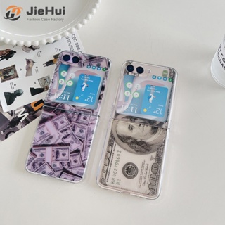 Jiehui เคสโทรศัพท์ แฟชั่น สําหรับ Samsung Z Flip5