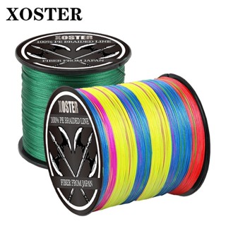 Xoster เชือกถัก PE 8 เส้น 300 ม. 500 ม. แข็งแรง สไตล์ญี่ปุ่น สําหรับตกปลา