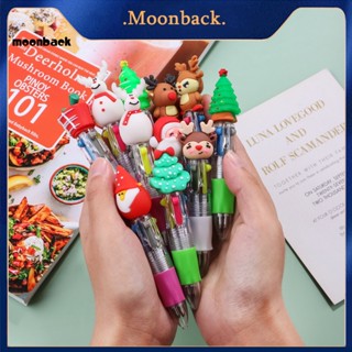 &lt;moonback&gt; ปากกาลูกลื่น ลายกวางน่ารัก 4 สี สําหรับนักเรียน 5 ชิ้น