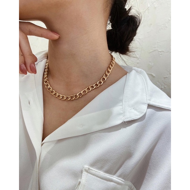 GIC - สร้อยคอโซ่ Goldie | สร้อยคอโซ่สแตนเลสสําหรับผู้หญิง