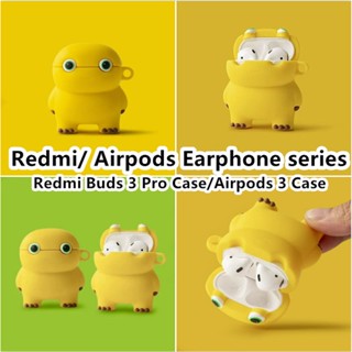 พร้อมส่ง! เคสหูฟัง แบบนิ่ม ลายการ์ตูนมังกรน่ารัก สําหรับ Redmi Buds 3 Pro Airpods 3