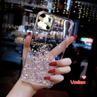 เคสโทรศัพท์มือถือ ซิลิโคนนุ่ม ใส แต่งกลิตเตอร์ ระยิบระยับ หรูหรา สําหรับ Vivo V23 Pro V23E V21 5G V21E Y73 4G Y75 Y55 Y55S 2023 T1 5G