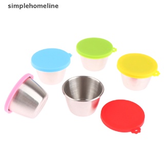 [simplehomeline] ใหม่ กล่องซอส เครื่องปรุง พร้อมฝาปิด กันรั่ว