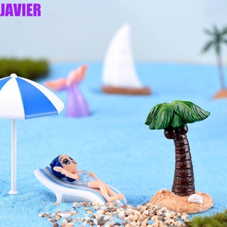 Javier Diy โมเดลตุ๊กตานางเงือกปราสาทน่ารักสําหรับตกแต่งสวนบอนไซบ้าน