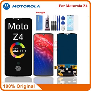 หน้าจอสัมผัส LCD 6.4 นิ้ว สําหรับ Motorola Moto Z4 Moto Z4 Display XT1980 XT1980-3 XT1980-4