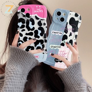 เคส OPPO Reno8 T 5G Reno8 T 4G Reno8 Z 5G Reno7 Z 5G Reno 8 5G Reno 6 5G Reno 5 Realme C55 C35 C21Y C20 Narzo 50 5G Narzo 50A Prime เคสโทรศัพท์มือถือซิลิโคนลายคลื่นนมตลกสไตล์วรรณกรรม