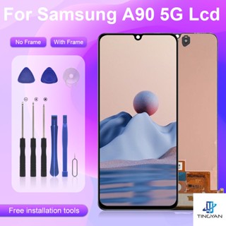 ชุดประกอบหน้าจอสัมผัสดิจิทัล lcd ขนาด 6.7 นิ้ว สําหรับ Samsung Galaxy A90 5G A908B A908N A9080