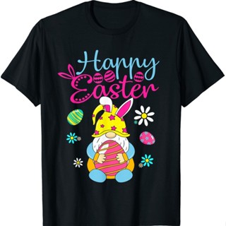 เสื้ Soft Breathable New Arrival Special Idea Gift Best Selling Happy Easter Day Bunny Gnome Easter Egg Hunting T Shirt_