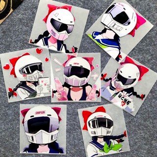 Jdm สติกเกอร์ติดหมวกกันน็อค กันน้ํา ลาย Kawasaki To Dream Love Confession สําหรับตกแต่งรถยนต์ รถจักรยานยนต์