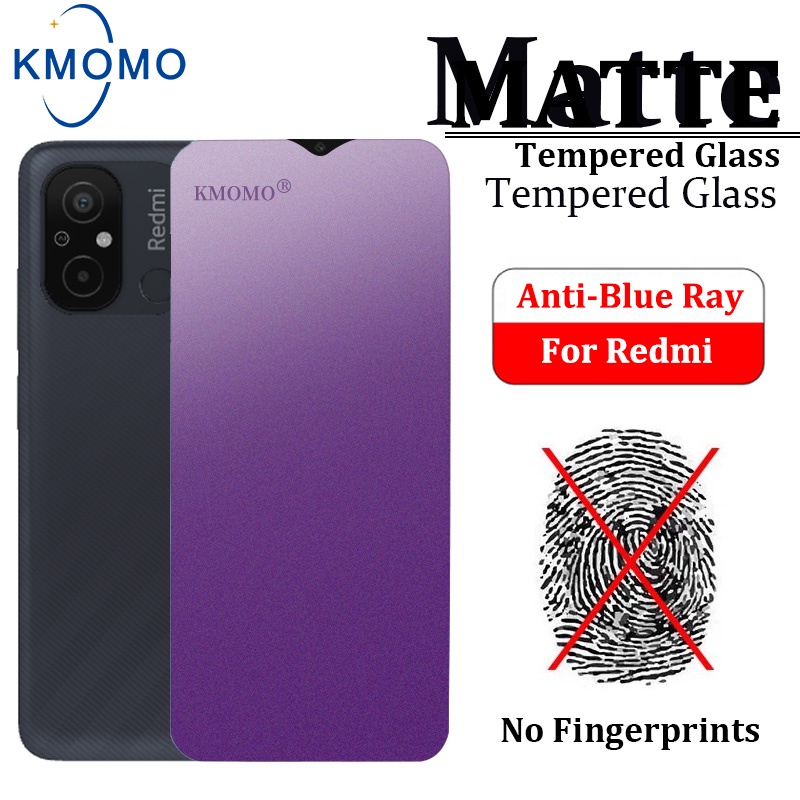 [กันแสงสีฟ้า] ฟิล์มกระจกแบบด้าน Xiaomi Redmi 13 13C A3 12 12C A2 + A1 10 2022 10A 10C 9 9A 9C 9T 8 7A ฟิล์มเล่นเกมส์ กันรอย