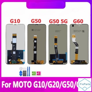 ชุดประกอบหน้าจอสัมผัส LCD และกรอบ สําหรับ Motorola Moto G50 G51 G60 G60S Moto G20 G10 Power G30 G100 EDGE S