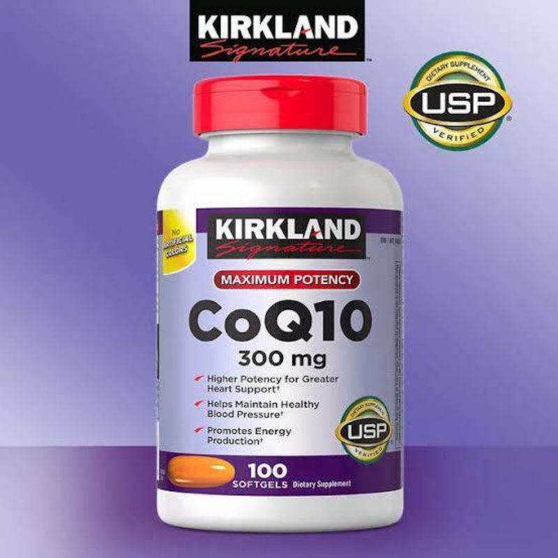 🌟EXP:08/2025🌟 ของแท้ 100% Kirkland Coenzyme Q10 300 mg. 10000 Softgel
