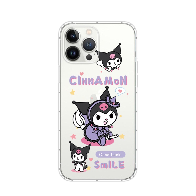 เคสซิลิโคนนิ่ม แบบใส ลายการ์ตูน Melody Kuromi น่ารัก สําหรับ เคสไอโฟน case IPhone 14 15 Pro Max 13 Mini 11 12 Pro Xs Max X Xr 6s 7 8 Plus Se2020 เคสกันกระแทก - รูปที่ 5