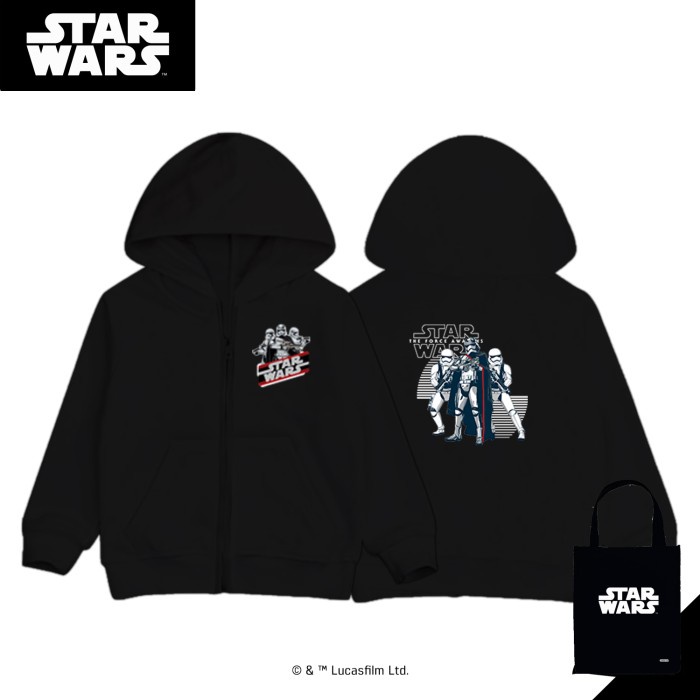 เสื้อฮู้ดมีซิปสําหรับเด็ก / เสื้อแจ็คเก็ต Star Wars Children& 39; SWR1