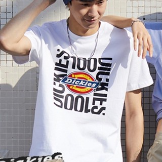 NEXเสื้อยืดแขนสั้น ผ้าฝ้าย พิมพ์ลาย Dickies สวมใส่สบาย แฟชั่นฤดูใบไม้ผลิ และฤดูร้อน สําหรับผู้ชายยืด.สบาย.รัก