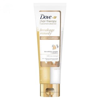Dove โดฟ แฮร์ เทอราพี เซรั่ม + คอนดิชันเนอร์ เบรคเกจ เรเมดี 230 มล. บำรุงผมแห้งเสีย
