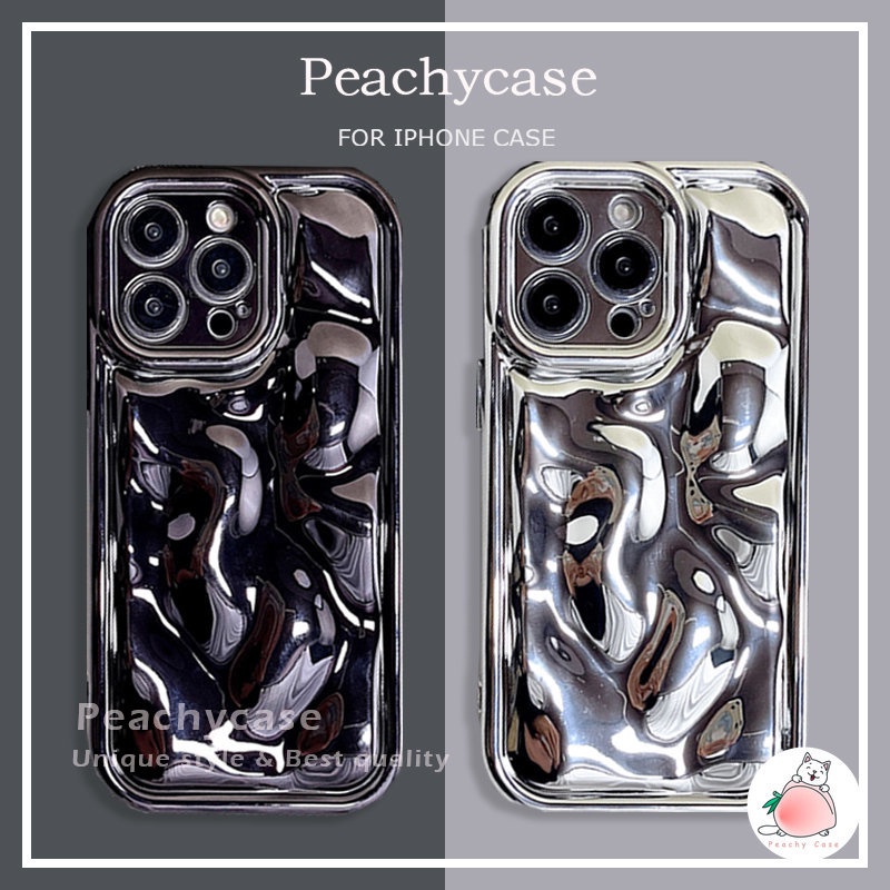 พร้อมส่ง เคสโทรศัพท์มือถือ TPU นิ่ม ปิดด้านหลัง ลายหินอุกกาบาต สีดํา สําหรับ iPhone 15 14 Plus 13 12 11 Pro Max Xr Xs X 8 7 6Plus