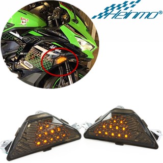 ไฟเลี้ยวด้านหน้า สําหรับ KAWASAKI NINJA 250 300 400 650 1000 ZX6R 636 599 650R ER6F