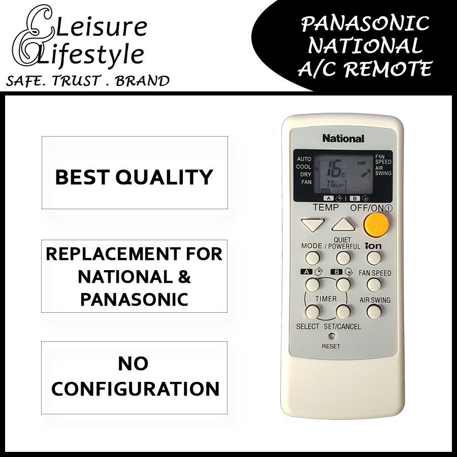 [ฝาครอบพร้อมการรับประกัน] รีโมทคอนโทรล Aircon แห่งชาติ รีโมทคอนโทรล Panasonic Aircon A75C2458