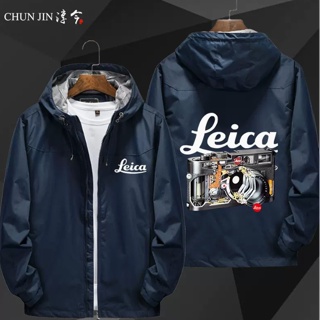 LEICA Outdoor Photography Travel Windbreaker Hooded Rain Jacket