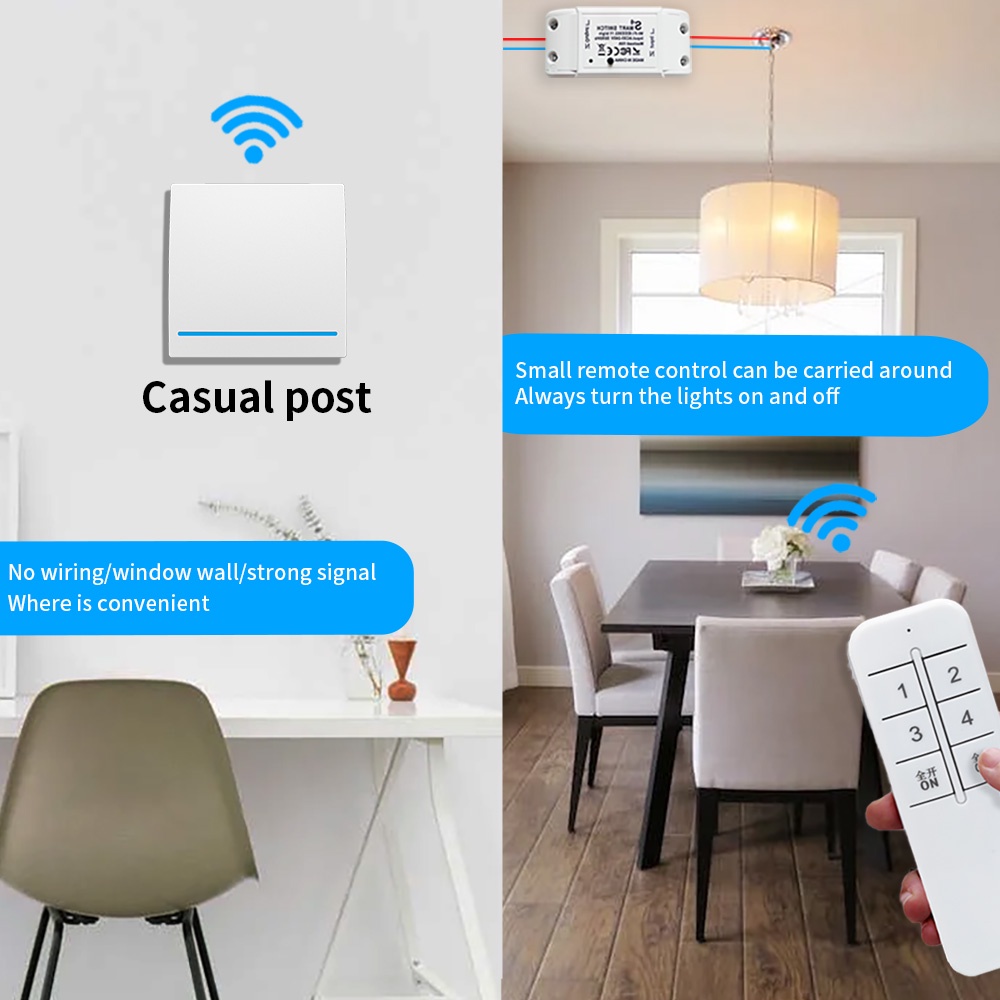 สวิตช์อัจฉริยะ WiFi eWeLink รองรับแอป eWeLink รองรับการควบคุมด้วยเสียง Alexa และ Google Home - รูปที่ 7