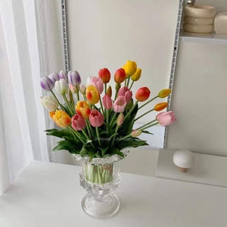 [พร้อมส่ง] Jnihouse : ทิวลิปปลอม ช่อดอกทิวลิป 5 ก้าน (Artificial Tulip Bouquet)
