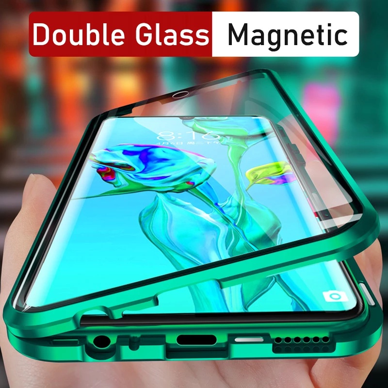 เคสโทรศัพท์สําหรับ Redmi หมายเหตุ 14 13 Pro Plus 4G 5G 2024 ปลอกกันกระแทกปลอกโลหะกระจกสองด้านฝาหลัง