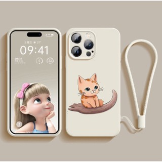 เคสโทรศัพท์มือถือ ซิลิโคนนุ่ม ลายการ์ตูนแมวน่ารัก สําหรับ Iphone 11 12 13 14 Pro Max 12promax 13promax 14promax 11promax 7 8 Xs Max Xr