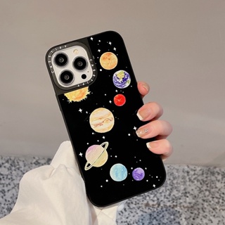 Casetify เคสโทรศัพท์มือถืออะคริลิคแข็ง กันกระแทก ลายดาวเคราะห์จักรวาล สําหรับ iPhone 14 13 12 Pro Max 11