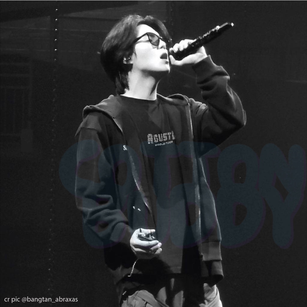 เสื้อยืด THIRT SUGA AGUST D ALBUM D-DAY CONCERT AGUST D ROAD TO THE DAY WITH BLASTER WRITING