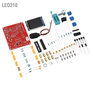 Leo310 เครื่องทดสอบทรานซิสเตอร์ DIY KitDC 6.8‑12V PWM หน้าจอสีคลื่นสี่เหลี่ยม เครื่องวัดความถี่โวลต์ ESR