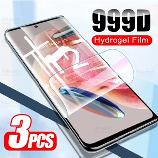 3PCS For Redmi Note 12 Pro Plus 5G 4G Turbo note12 Discovery Discovery Soft Hydrogel Film Front Screen Protectors For Redmy Not 12 Pro+