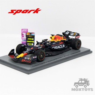 โมเดลรถยนต์ Spark 1:43 2022 F1 RB RB18 No.1 Max Winner สไตล์ญี่ปุ่น