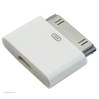 【seve*】อะแดปเตอร์ชาร์จ Micro USB ตัวเมีย เป็น 30 Pin สําหรับ 4 4S 1 2 phone4