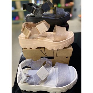 [พร้อมส่ง] Newmelissa Melisa รองเท้าแพลตฟอร์ม เสริมส้น สไตล์โรมันเรโทร สําหรับผู้หญิง 2023