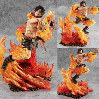 ((พร้อมส่ง) โมเดลฟิกเกอร์ One Piece POP Fire Fist Ace ครบรอบ 15 ปี สําหรับตกแต่งฉากต่อสู้ MUUS