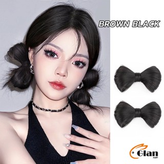 Glanxuan กิ๊บติดผม ทรงโบว์ ดีไซน์หวาน นุ่มนิ่ม สําหรับเด็กผู้หญิง Fashion Bow wig